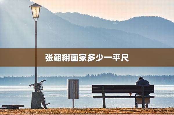 张朝翔画家多少一平尺