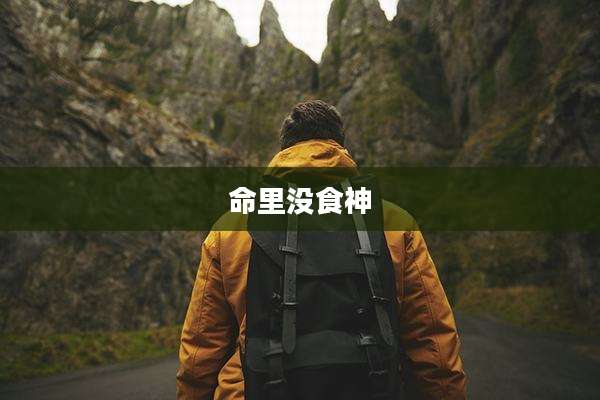 命里没食神