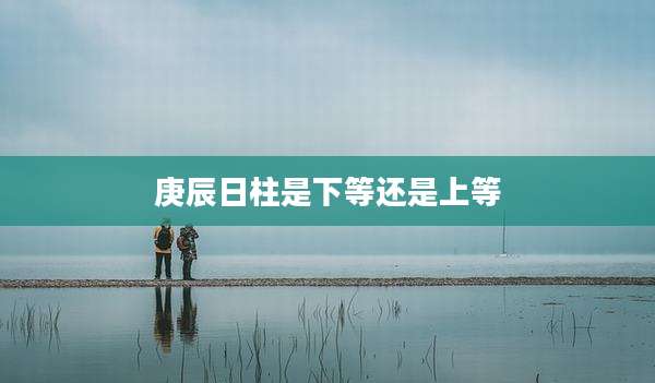 庚辰日柱是下等还是上等