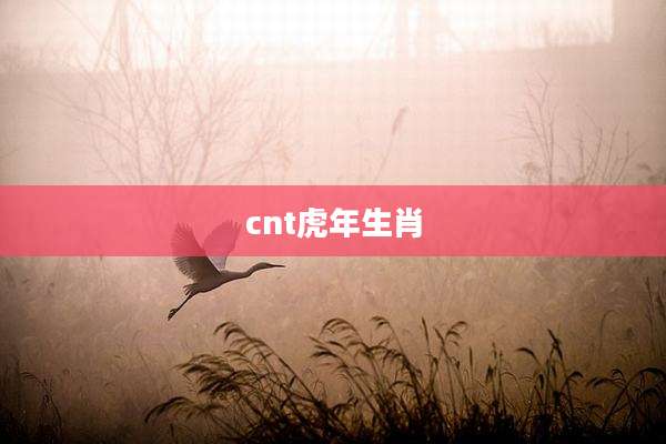cnt虎年生肖