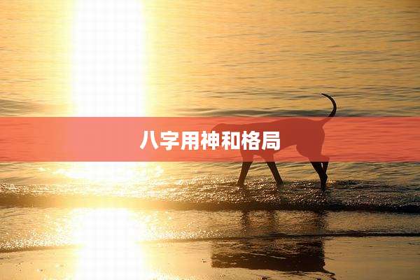 八字用神和格局