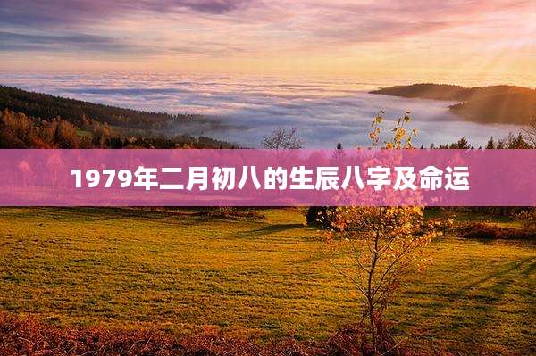 1979年二月初八的生辰八字及命运