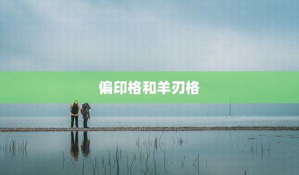 偏印格和羊刃格