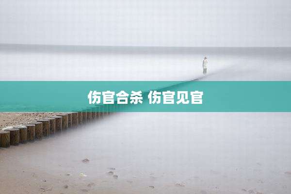 伤官合杀 伤官见官