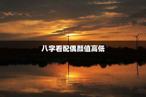 八字看配偶颜值高低