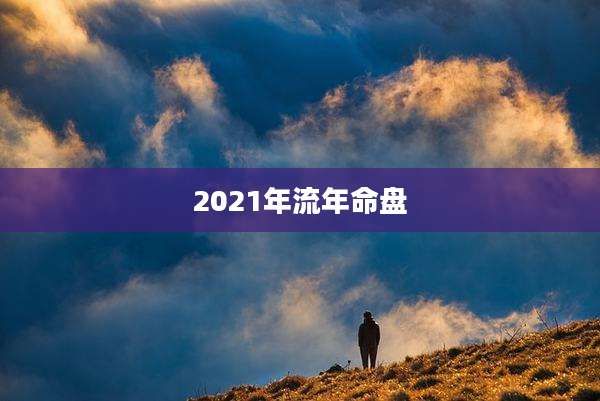 2021年流年命盘