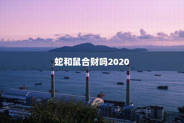 蛇和鼠合财吗2020