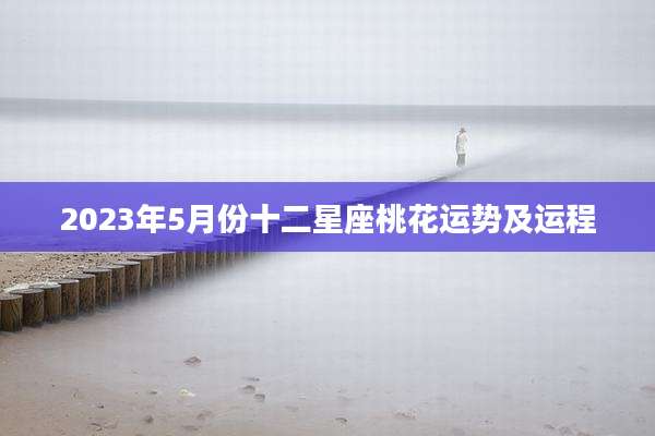 2023年5月份十二星座桃花运势及运程