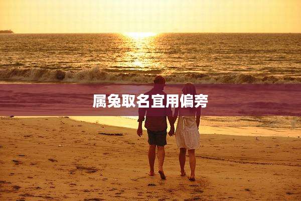 属兔取名宜用偏旁