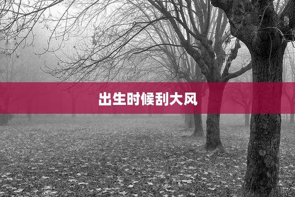 出生时候刮大风