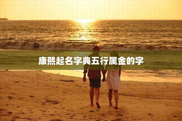 康熙起名字典五行属金的字