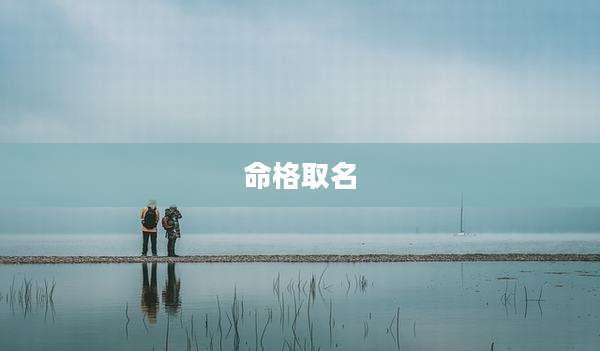命格取名