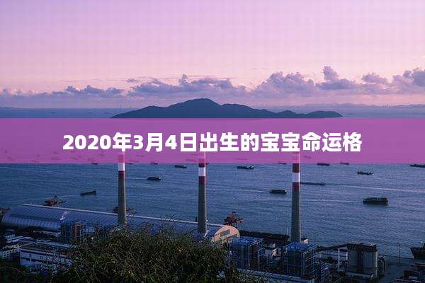 2020年3月4日出生的宝宝命运格