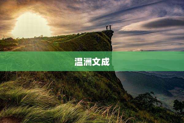 温洲文成