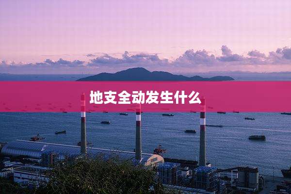 地支全动发生什么
