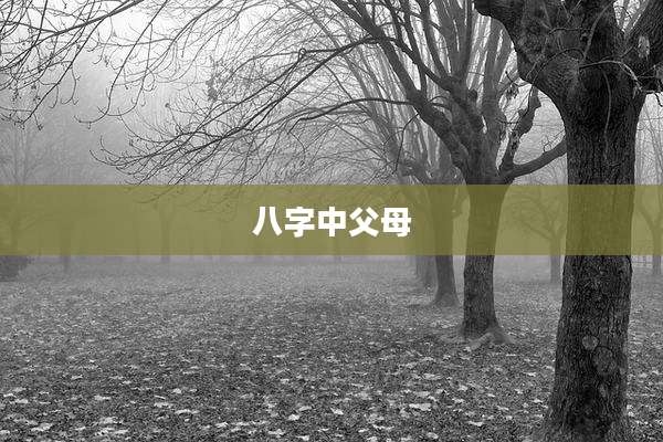 八字中父母