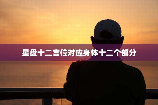 星盘十二宫位对应身体十二个部分