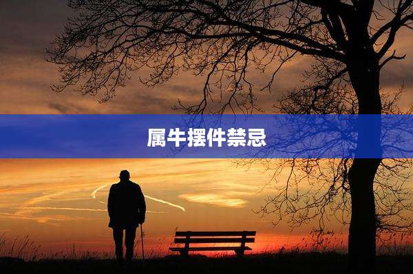 属牛摆件禁忌