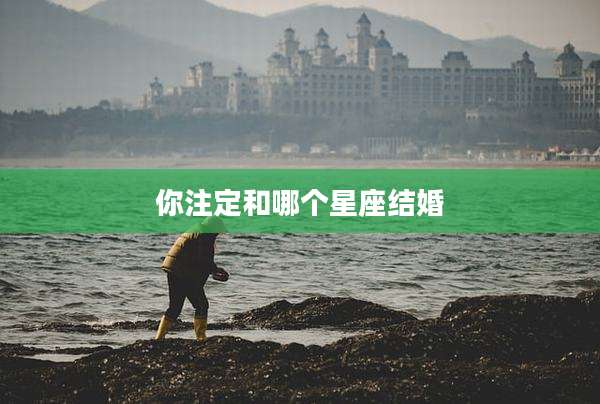 你注定和哪个星座结婚