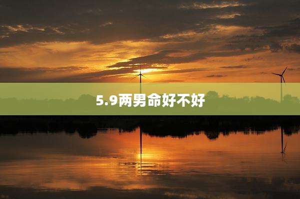 5.9两男命好不好