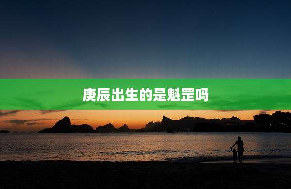 庚辰出生的是魁罡吗