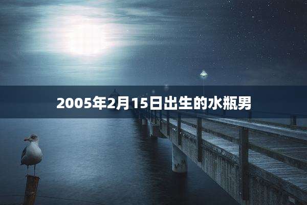 2005年2月15日出生的水瓶男