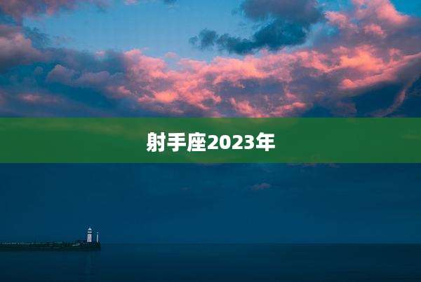 射手座2023年