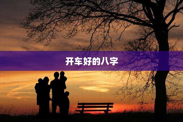 开车好的八字