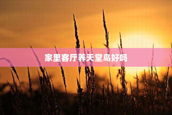 家里客厅养天堂鸟好吗