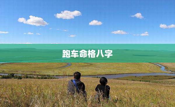 跑车命格八字