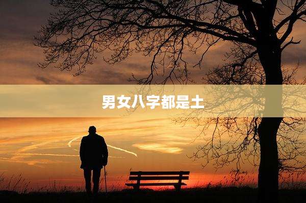 男女八字都是土