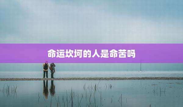 命运坎坷的人是命苦吗