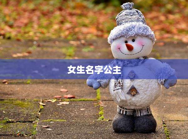 女生名字公主