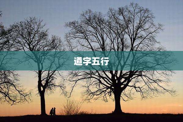 遒字五行