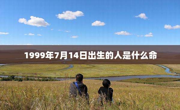 1999年7月14日出生的人是什么命