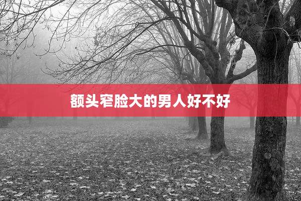 额头窄脸大的男人好不好