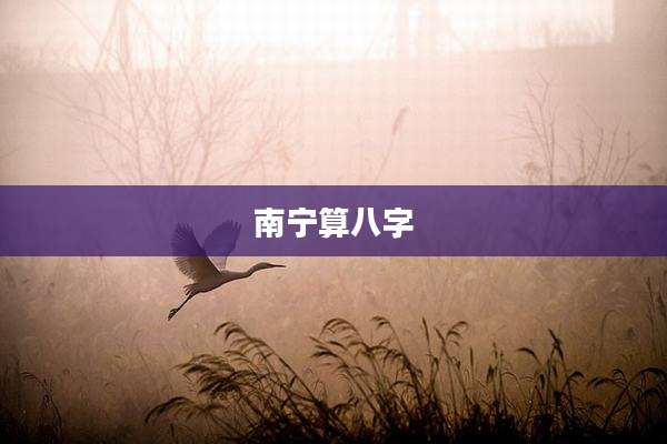 南宁算八字