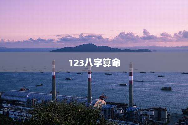 123八字算命