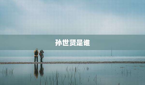 孙世贤是谁