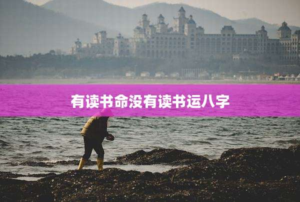 有读书命没有读书运八字