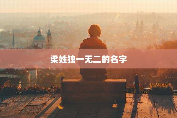 梁姓独一无二的名字