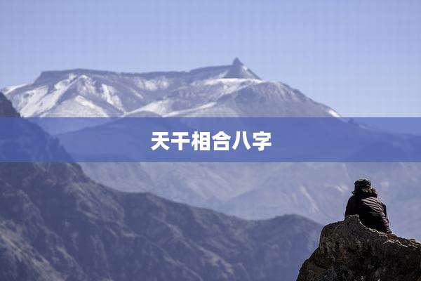 天干相合八字