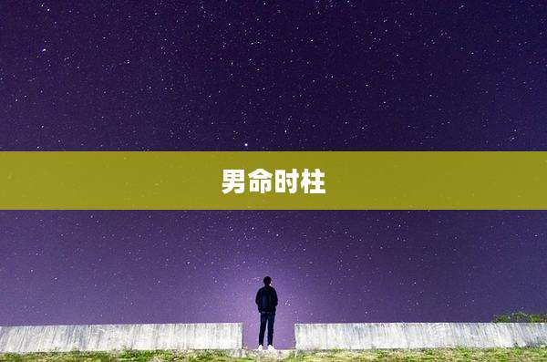 男命时柱