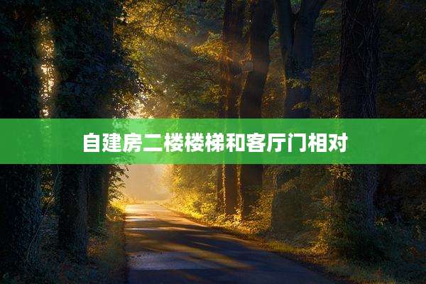 自建房二楼楼梯和客厅门相对
