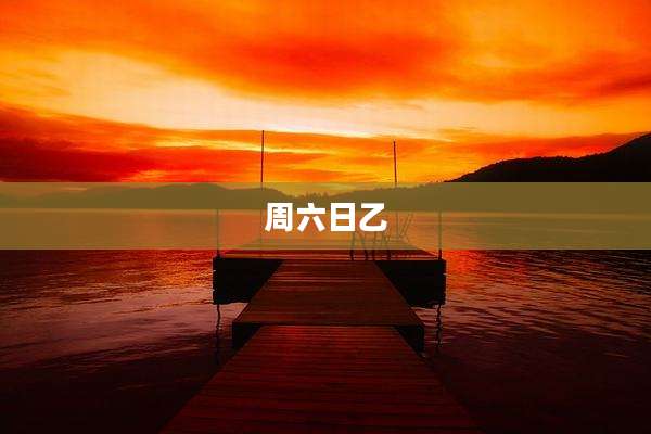 周六日乙