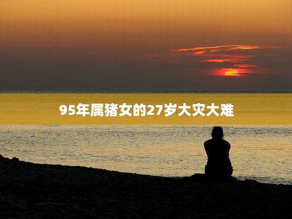 95年属猪女的27岁大灾大难
