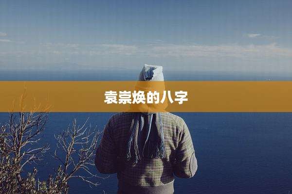 袁崇焕的八字