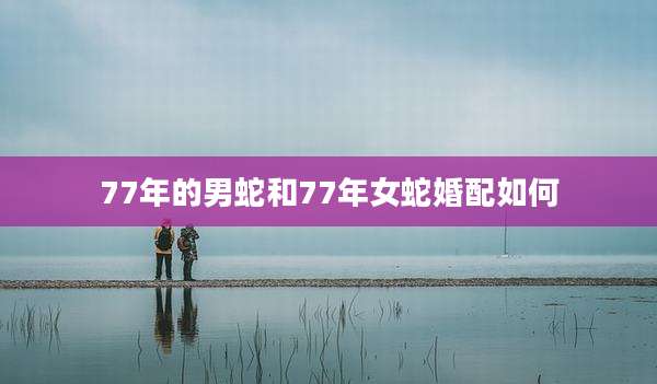 77年的男蛇和77年女蛇婚配如何