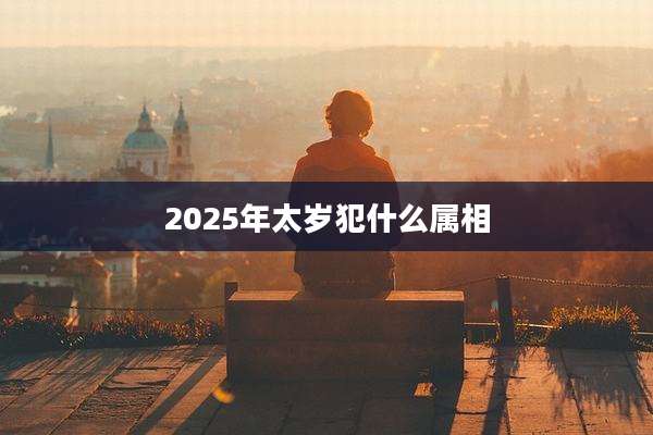 2025年太岁犯什么属相