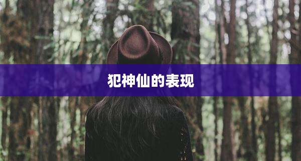犯神仙的表现